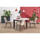 Стол обеденный HALMAR RINGO кашемир/черный 102-142/102